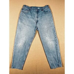 Vintage Levi's 560 Loose Fit Tapered Leg Jeans USA Made W33 L28 Light Wash READ